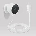 Wasserstein Pogo Pin Power Cable, 26ft, for Google Nest Cam Outdoor/Indoor, Battery NestCable26ftAdpWhtUS